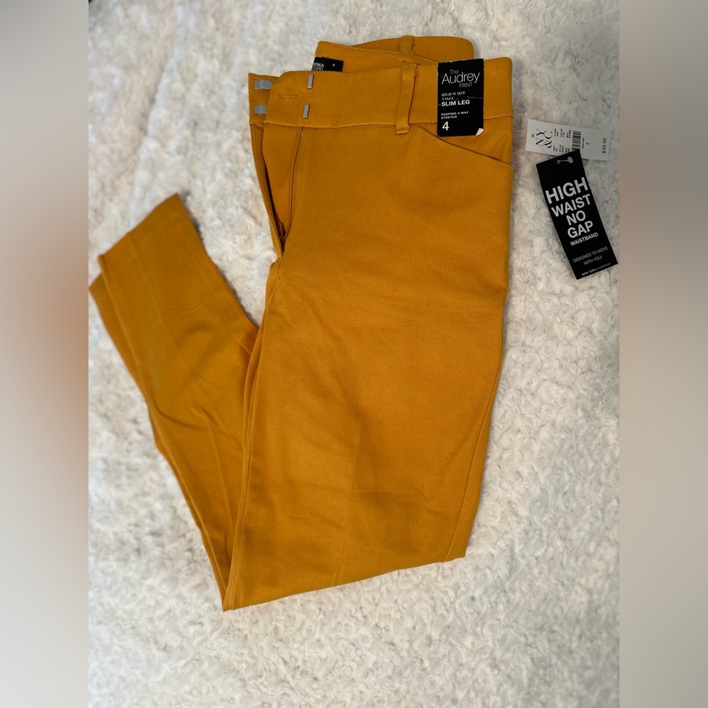 NY& C Audrey Pant- High Waist/ Slim Leg Women's Size 4